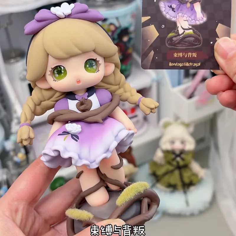 Authentic Tarena Forbidden Fairytable Series Blind Box Trendy Collectible Figurines Desktop Ornament Girls Gifts Exquisite ToysT260302