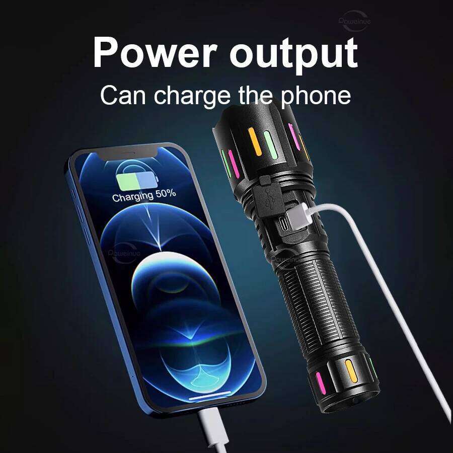 500000LM 800W/300W Most Powerful Led Flashlight High Power Rechargeable Tactical Flash Torch Light Camping Hunting Lantern Z260301