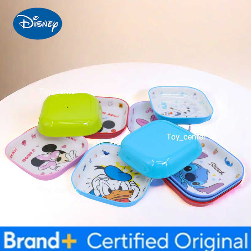 Disney 1pc cartoon Melamine square plateFamily dinner birthday party tableware beautiful and durable melamine square plate H260302