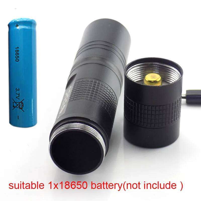 Powerful 1000lm Flashlight Flash Torch Light 18650 Lampe Torche 5-Mode Protable Penlight Linterna LED Lanternas Camping T Z260301