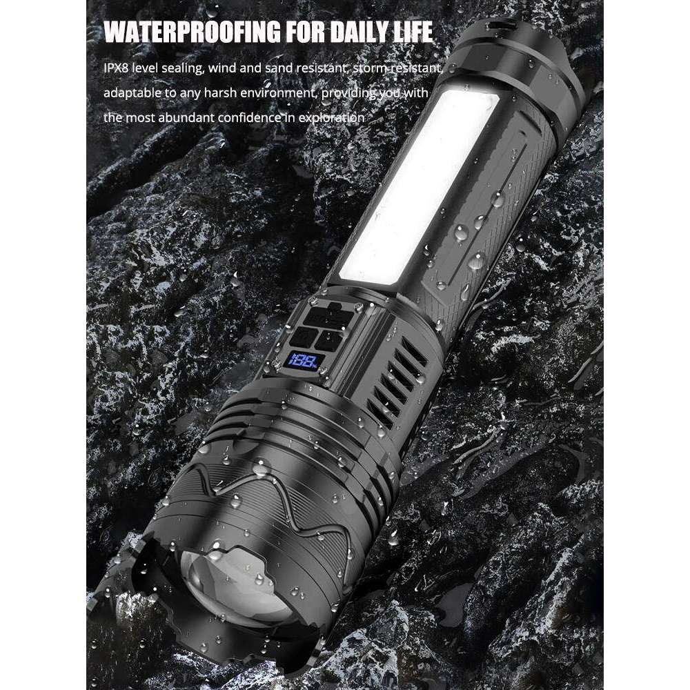 New 90000000LM High Rechargeable Led Flashlight Lighting Built-in 15000mAh Ultra Power Flashlights Tactical Torch Lantern Z260301
