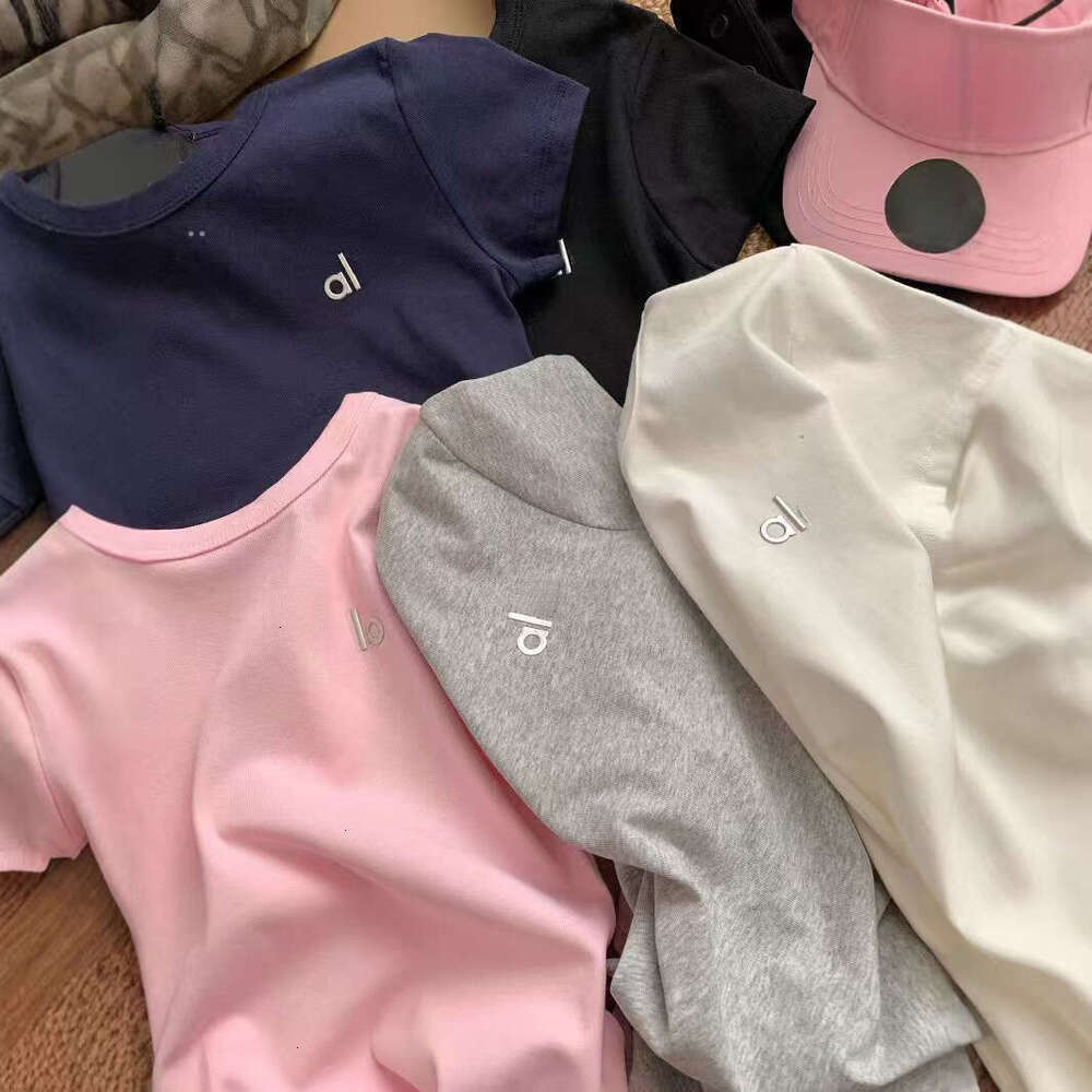 TOP shirts aloismness set shirt Prin Loose Unisex Round Neck Ins Short Sleeved Fashion Classic Trend aloismness women clothes set aloismness sweat set 23