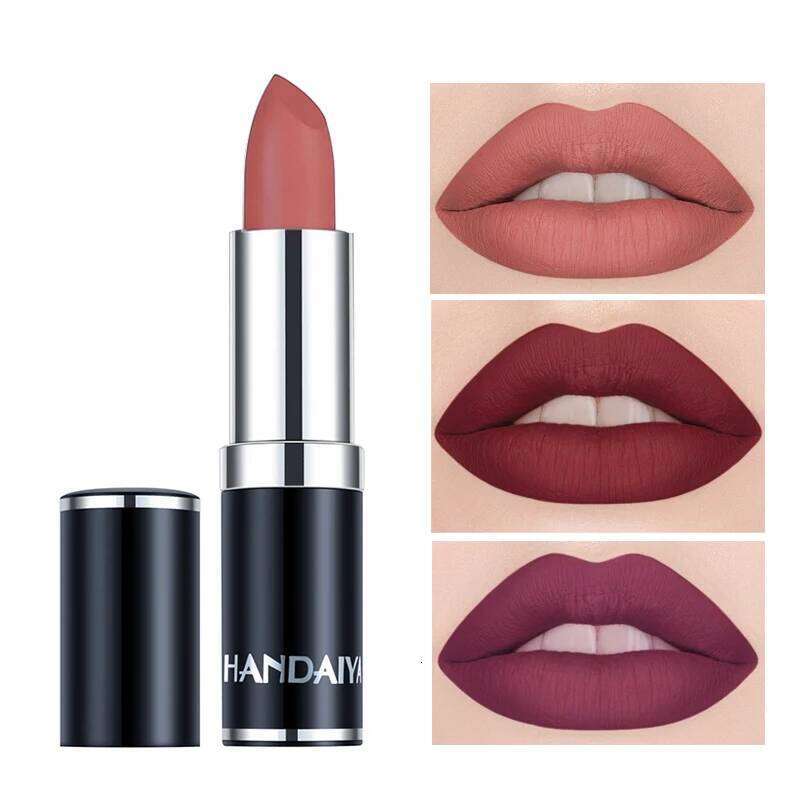 12 Color Matte Velvet Lipstick Full Coverage Lasting Makeup Lip Stick High Pigment Moisturizing Soft Sexy Red Lips Cosmetics H260302