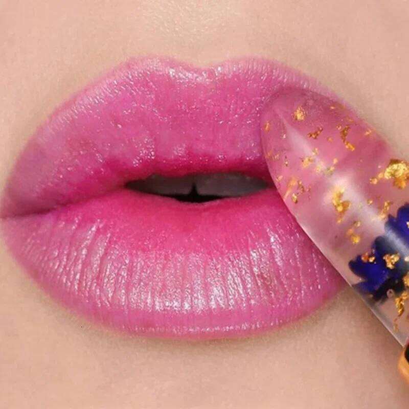 Jelly Transparent Waterproof Temperature Color Changing Crystal Lipstick Long Lasting Moisturizing Lip Balm Lipsticks H260302