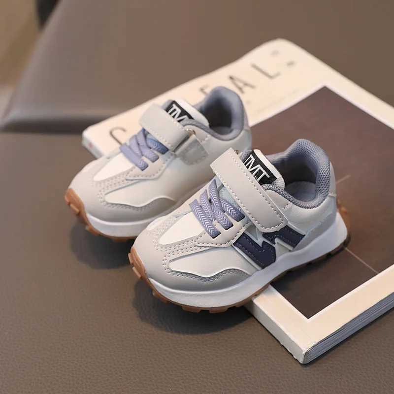 Kids Leather Sneakers Spring New Non-slip Soft Sole Casual Shoes for Boys Girls ToddlersT260302