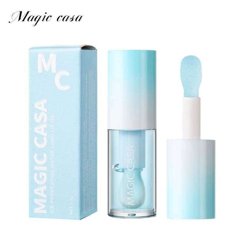 MAGIC CASA 5 Color Translucent Fruit Jelly Oil Protector Honey Moisturizing Lip Lines Lipstick Base H260302
