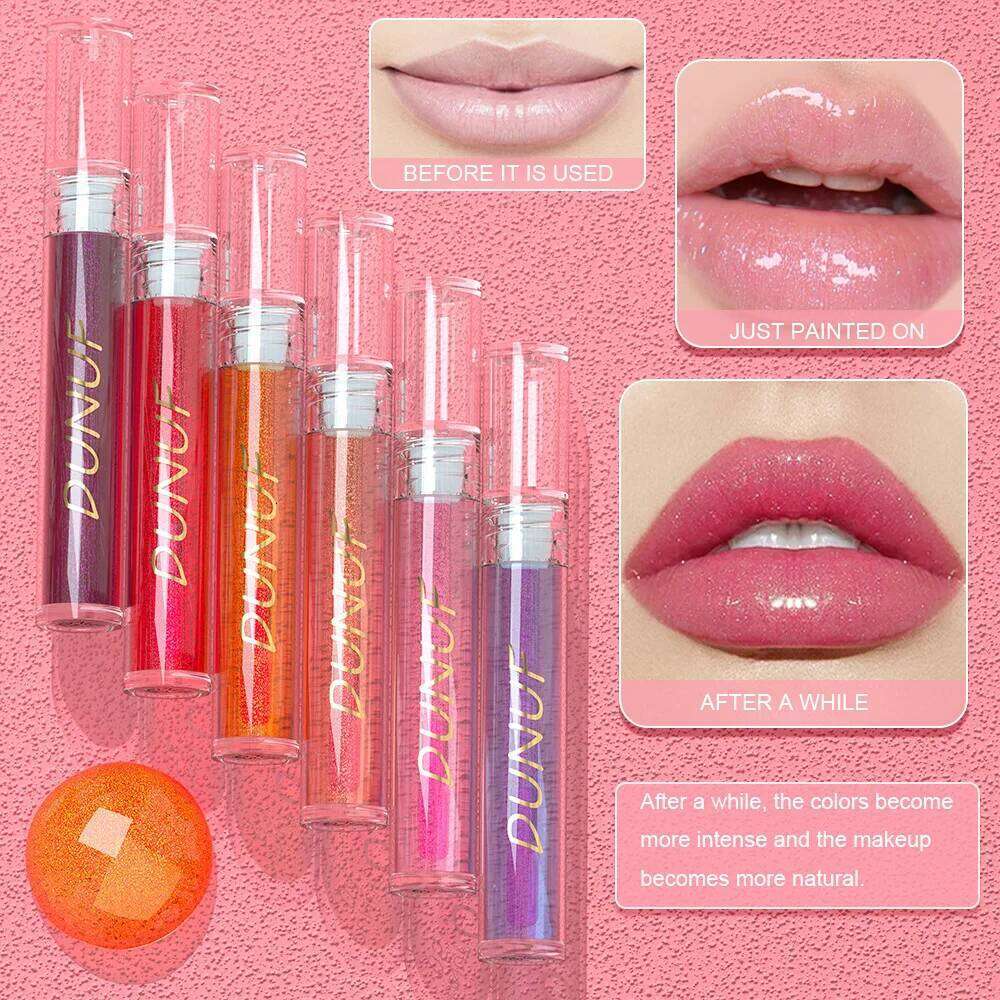 3 pieces of cherry peach flavor long-acting lipstick, which changes color with the temperature, fade, and does not H260302