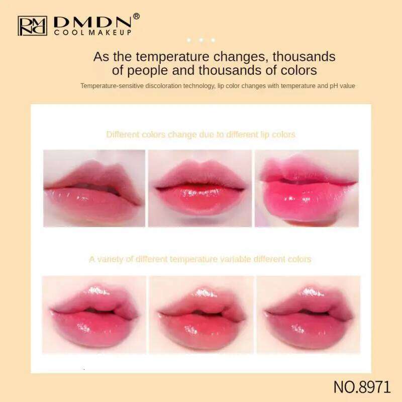 Crystal Petals Color-changing Gold Foil Desalination Color Lipstick Soft Delicate Lasting Waterproof Makeup H260302