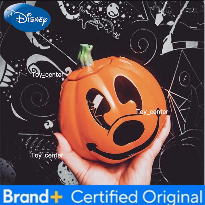 Disney Halloween Mickey Mouse New Pumpkin Lantern Cartoon Anime Action Figure Toys Decoration Collection Gifts Limited Edition H260302