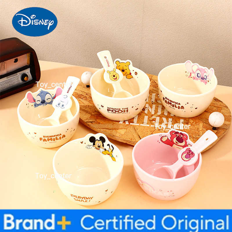 Disney Cartoon Character Shaped Ceramic Bowl 48 Inch Random Style Everyday Tableware for Kids And Adults Home Dining H260302