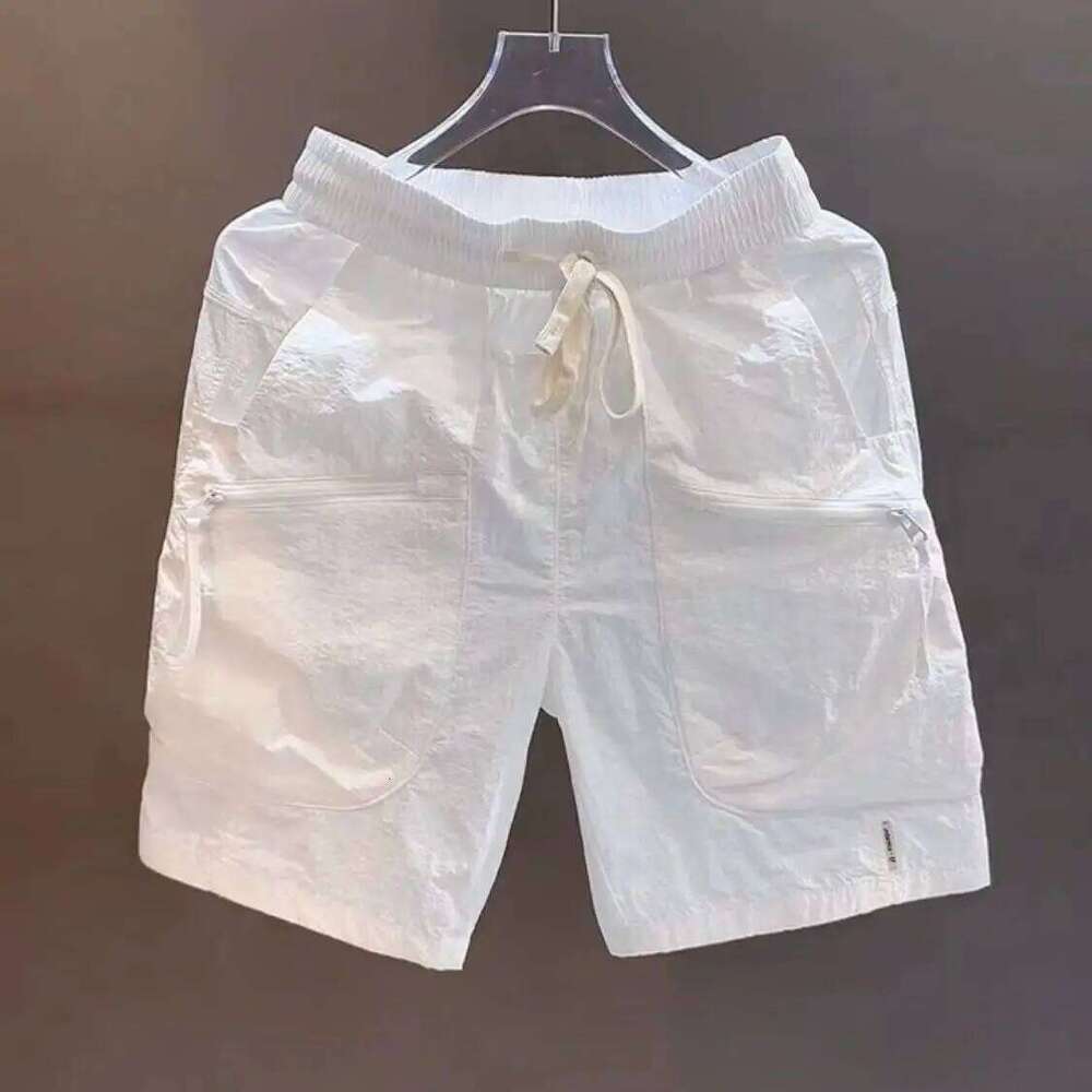 Japanese Men's All-Match Fashion Brand Casual Working Quick-Dry Pants Loose Straight Shorts gym shorts XJ260302