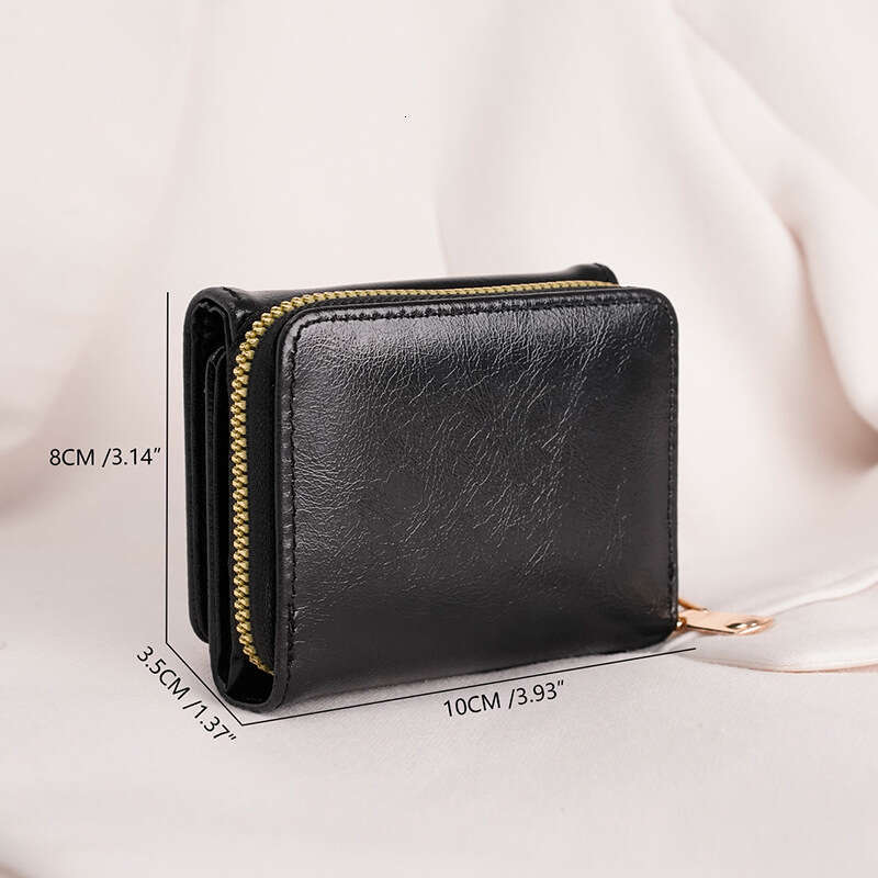 Credit ID Cash Women's Small Short Card Holder Zipper Wallet Multi-layer 70% off - view 6
