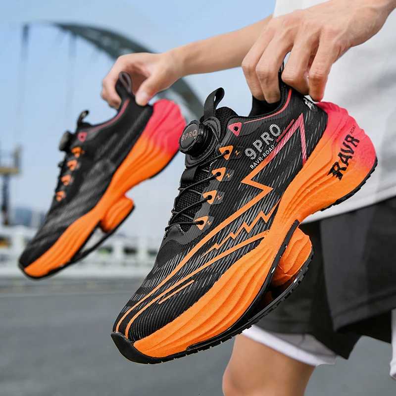 Mens Running Shoes 2025 Ultra Light Breathe Mesh Cushioning Wear Resistant Outdoor Training Marathon Jogging Sneakers for Man K260302