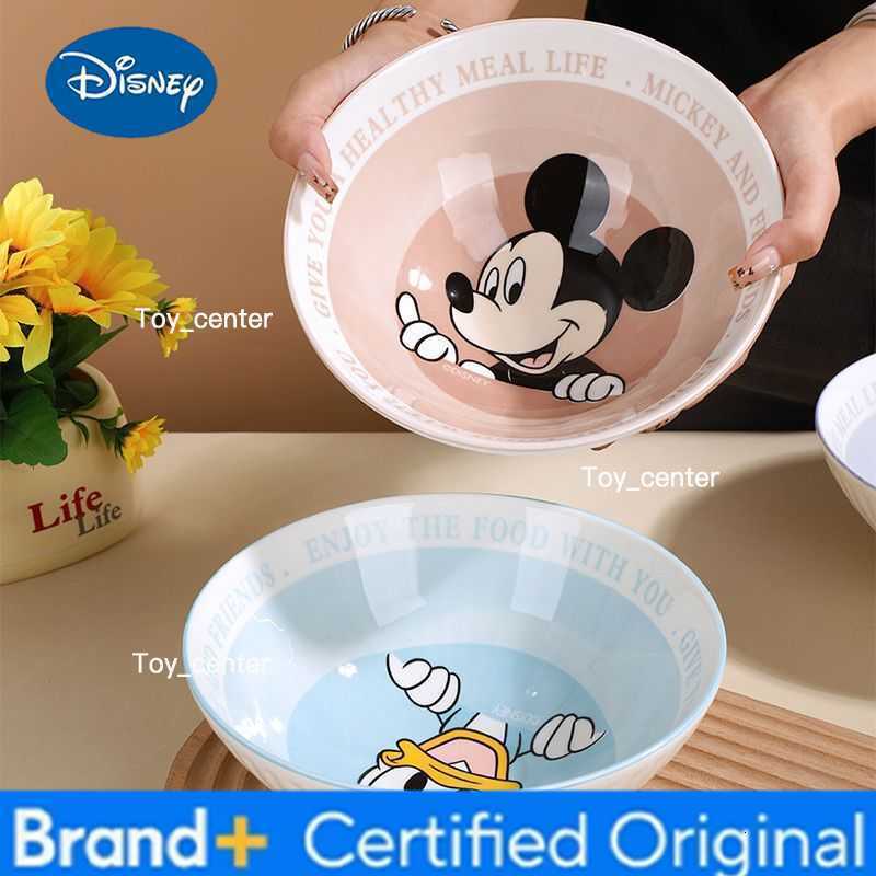 Disney Mickey Ceramic Soup Bowl Suitable for Household High-temperature Microwave Ovens Cute Series H260302
