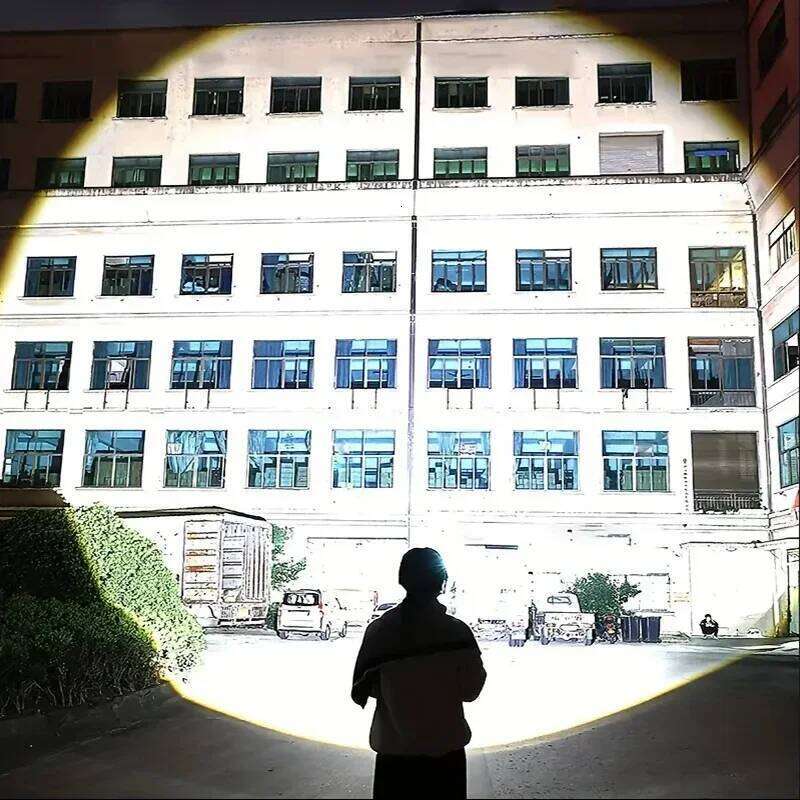 Paweinuo 1000000LM Rechargeable Flashlight Super Powerful Tactical Torch High Power Lantern Beam for Outdoor Emergency Survival Z260301