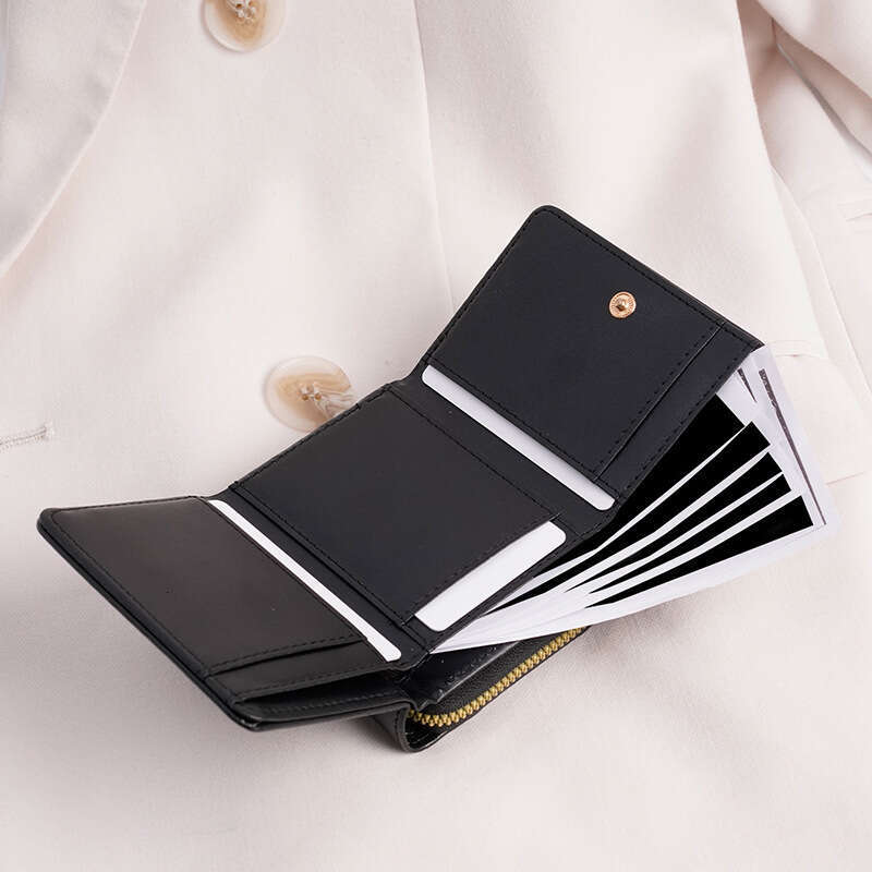 Credit ID Cash Women's Small Short Card Holder Zipper Wallet Multi-layer 70% off - view 3