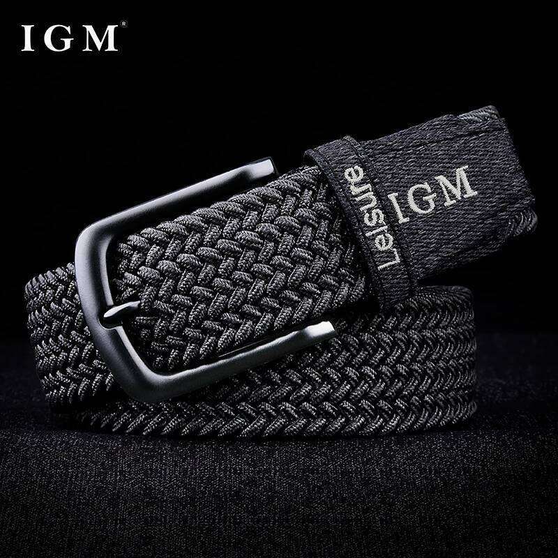 Braided Stretchy Breathable and Comfortable Men Woven Canvas for Versatile Jeans Belt S260228