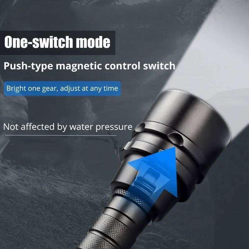 Powerful LED Diving Flashlight Super 8000LM 3/5LED Professional Underwater Torch IP8 Waterproof rating Lamp Using 18650 Battery Z260301