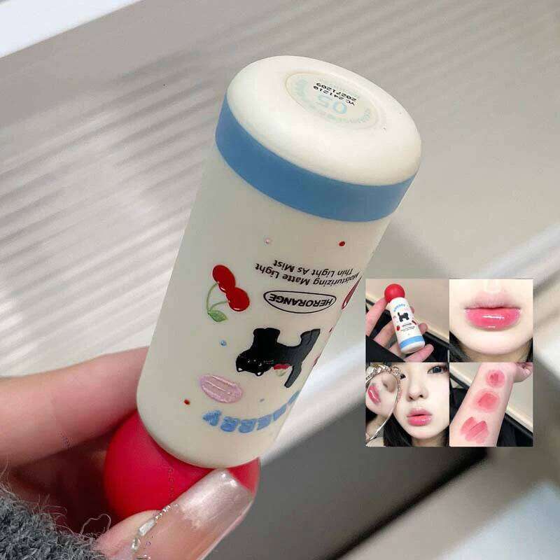 HERORANGE Meow Whisper Mirror Lip Gloss - Moisturizing Long-Lasting, Water-Glossy, Perfect for Spring/Summer H260302