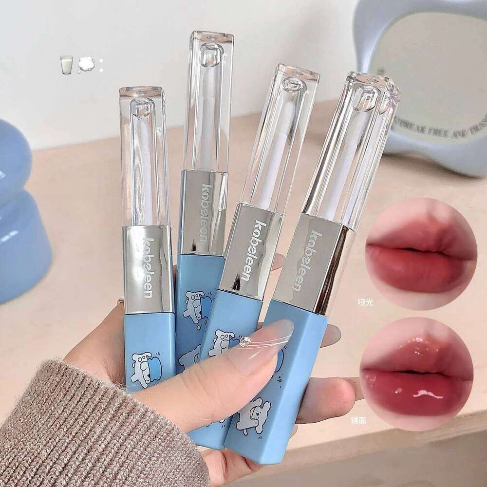 kobeleen Lip Gloss is water-rich colorful. Autumn and Winter Double-headed Lipstick Dance Party H260302