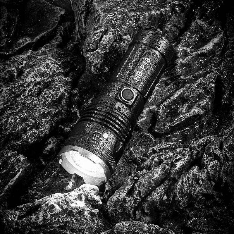 White Laser High-power Torch 4500mAh Telescopic Zoom Hand Tactical Flashlight 18650 Ultra-Long-Range Camping Fishing Light Z260301