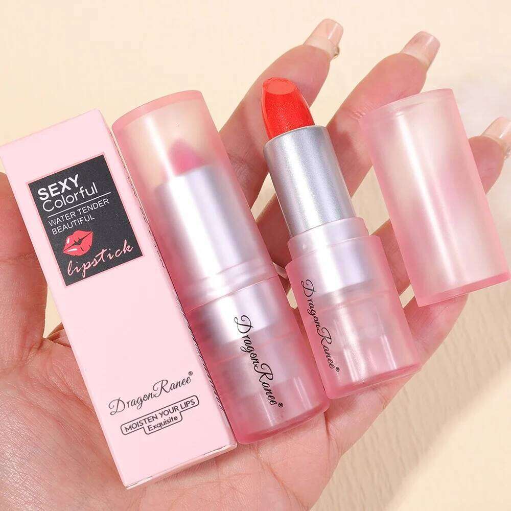 Lasting Glitter Lipstick Waterproof Nude Lips Moisturizing Gloss Pearlescent Shiny Lip Tint Korean Makeup Cosmetics H260302