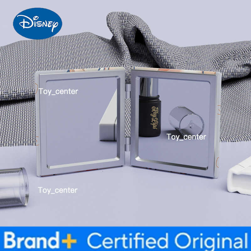 Disney Winnie the Pooh Mirror Portable Small Mirror Portable Folding Mirrors Cartoon Double-Sided Pattern Makeup Gift For Girl H260302