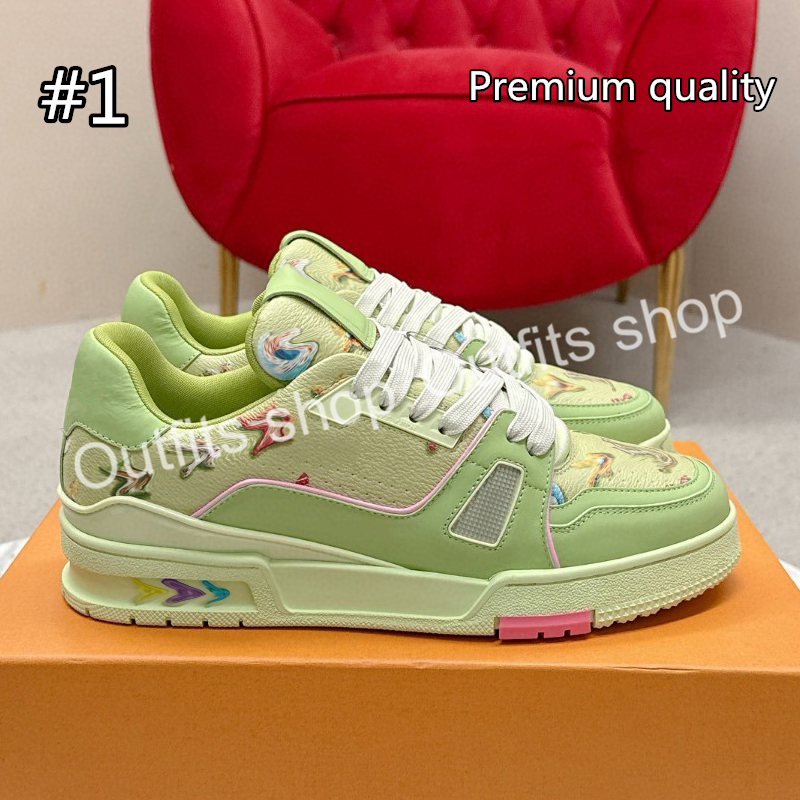 Sneakers Casual Shoes Shoes Trainers Leisure Shoe Leather Sneaker Patchwork Platform Lace-Up Size 35-46