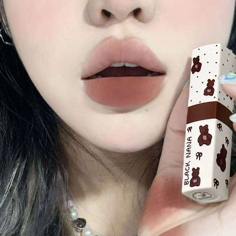 Matte Velvet Lipstick Cute Female Natural Lip Mud Party Waterproof and Long Lasting Lipgloss Beauty Makeup H260302
