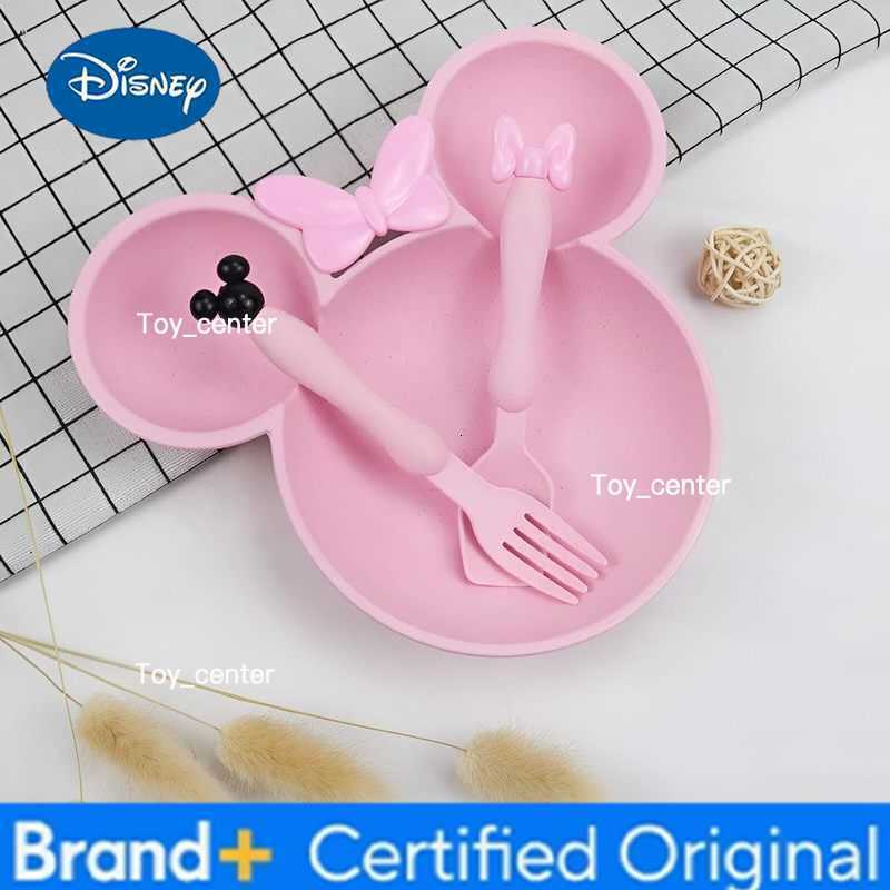 Disney Kids Dinnerware Kids Dinnerware Set 3 Piece Plastic Spoon Fork Kids Toddler Plate Bowl Dinnerware Plate Set H260302