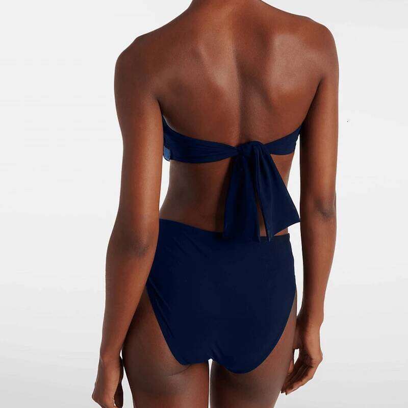 Two Piece Flower Sexy Swimsuit Women Bikini Bandeau Biquini Female Push Up Swimwear Ptachwork Bathing Suits Bodysuit Beachwear Z260301