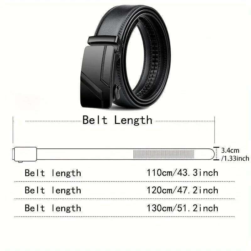 Fashionable Business Men's Authentic Luxury Brand Metal Buckle High Quality Leather Soft Belt Paired with Work Pa S260228