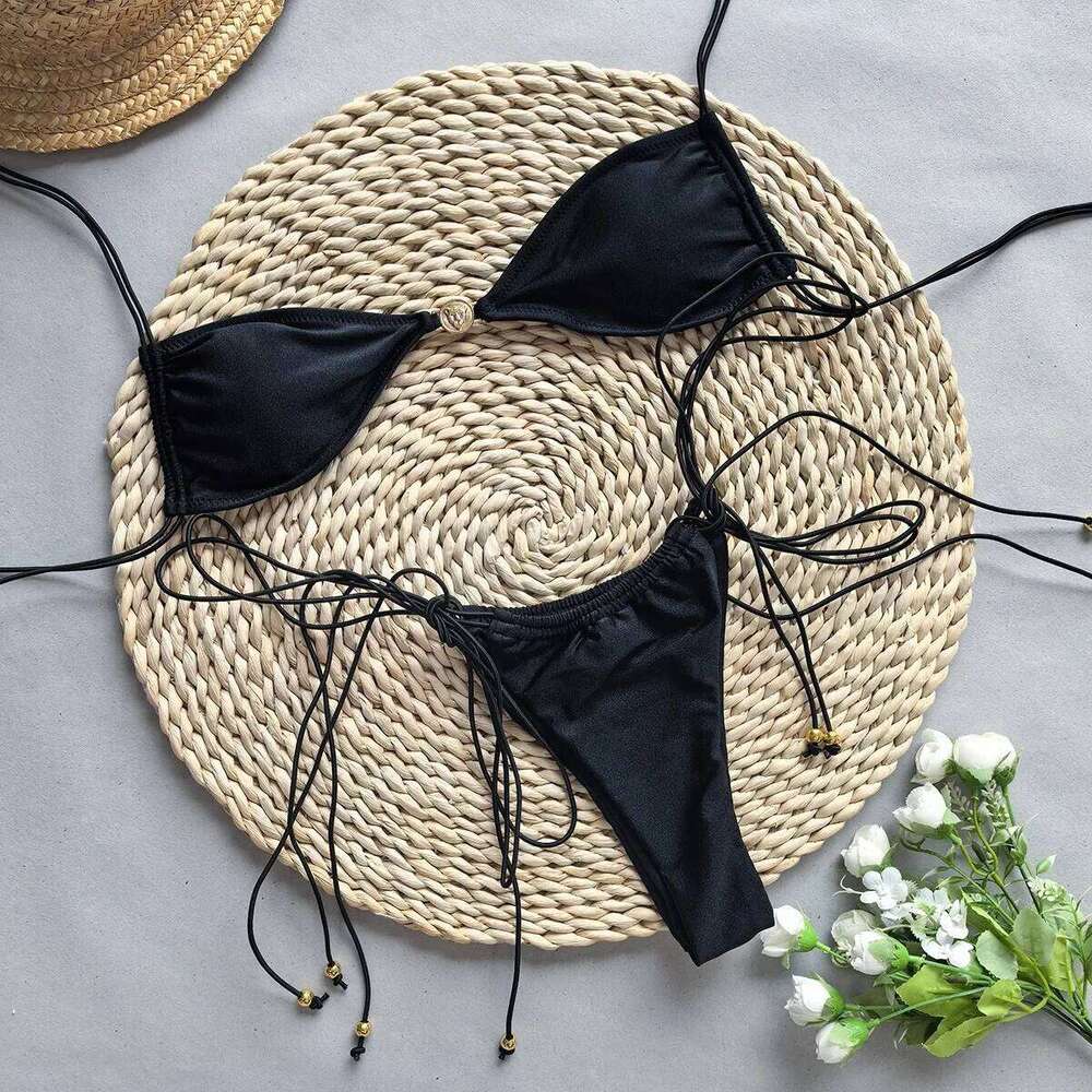 2025 NEW Print Bikini Set Swimsuit Thong Female Bathing Brazilian Women Swimwear Biquini Suit Sexy Girls Bikinis Push Up Z260301