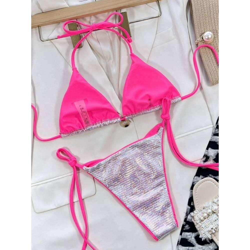 European and American style women's sexy split swimsuit beach vacation Hot spring bikini set Z260301