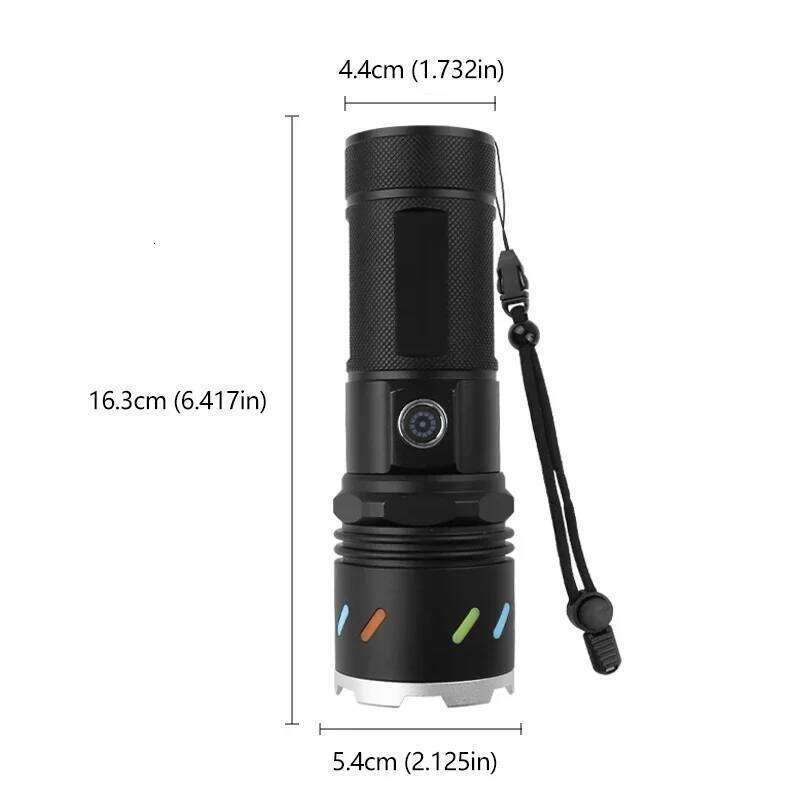 Super bright multifunctional flashlight strong long range rechargeable outdoor home lighting portable camping light Z260301