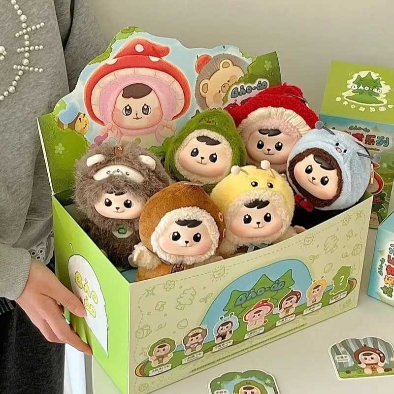 Genuine Bao Ao Hug Forest Friend Club Vinyl Face Plush Blind Box Kawaii Backpack Pendant Decor Girl Mystery Box Kawaii Girl GiftT260302