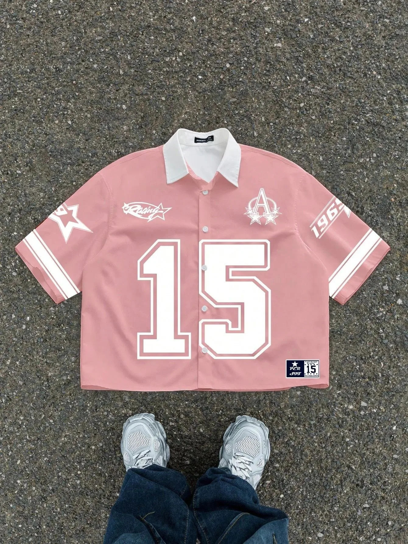 The mens short-sleeved shirt for summer is breathable lightweight casual sporty and digitally printed 260228