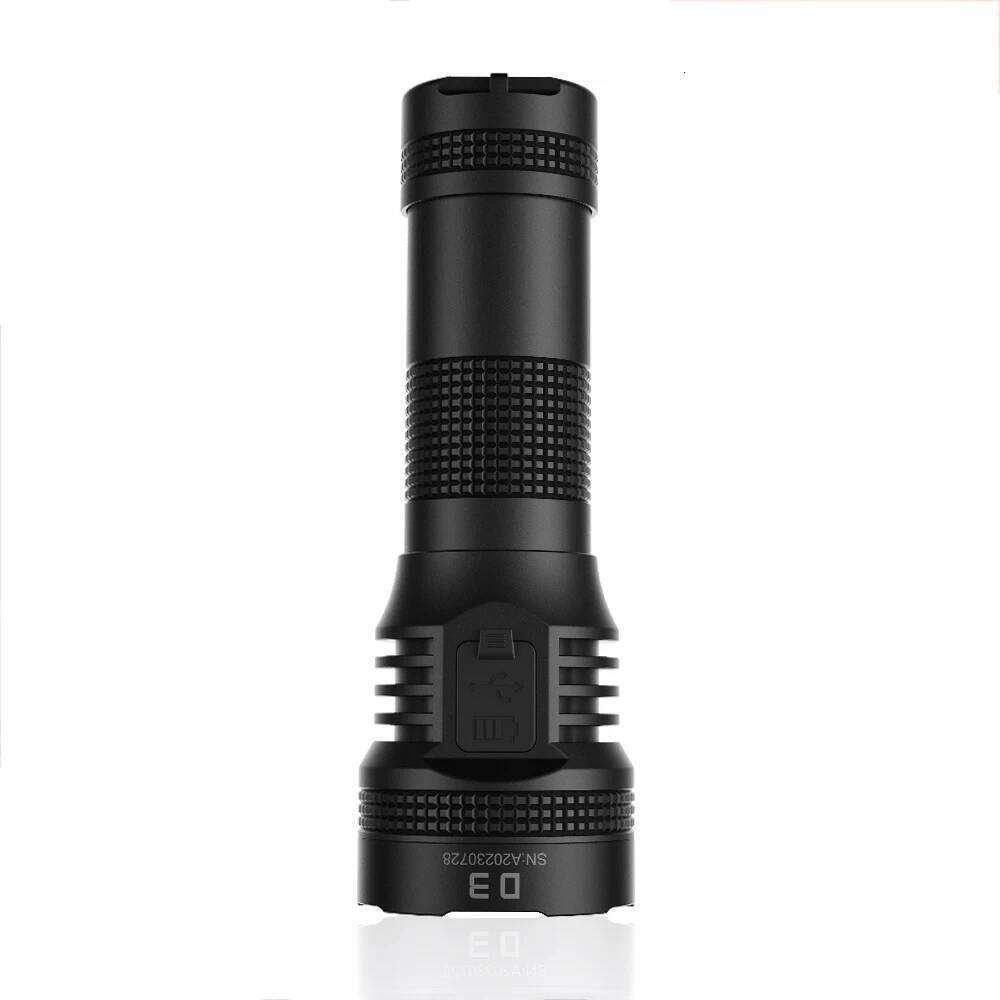 EDC LED Flashlight 26800 Li-ion Type C Rechargeable Lantern 7000 Lumens High Powerful Camping Lamp Outdoor Torch Lightings D3 Z260301