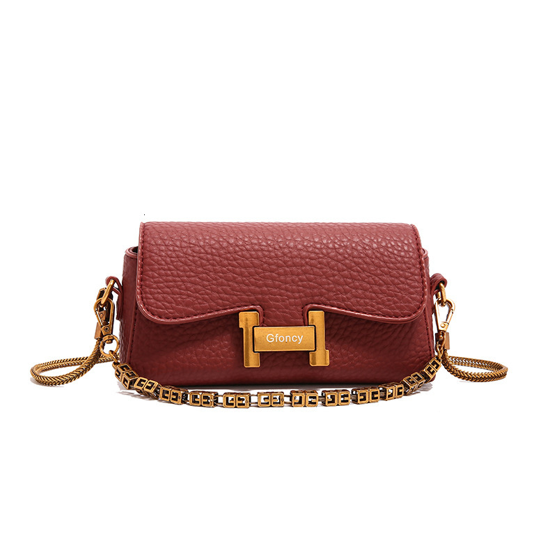 2026 Cross-border Women's Shoulder Luxury Handbag Bag New High-end Niche Design Versatile Crossbody Bag Fashion Chain Small Square Bag - view 7