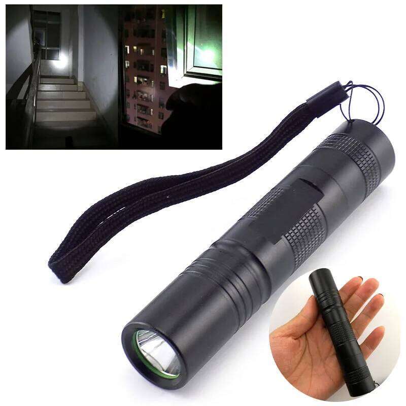 Powerful 1000lm Flashlight Flash Torch Light 18650 Lampe Torche 5-Mode Protable Penlight Linterna LED Lanternas Camping T Z260301