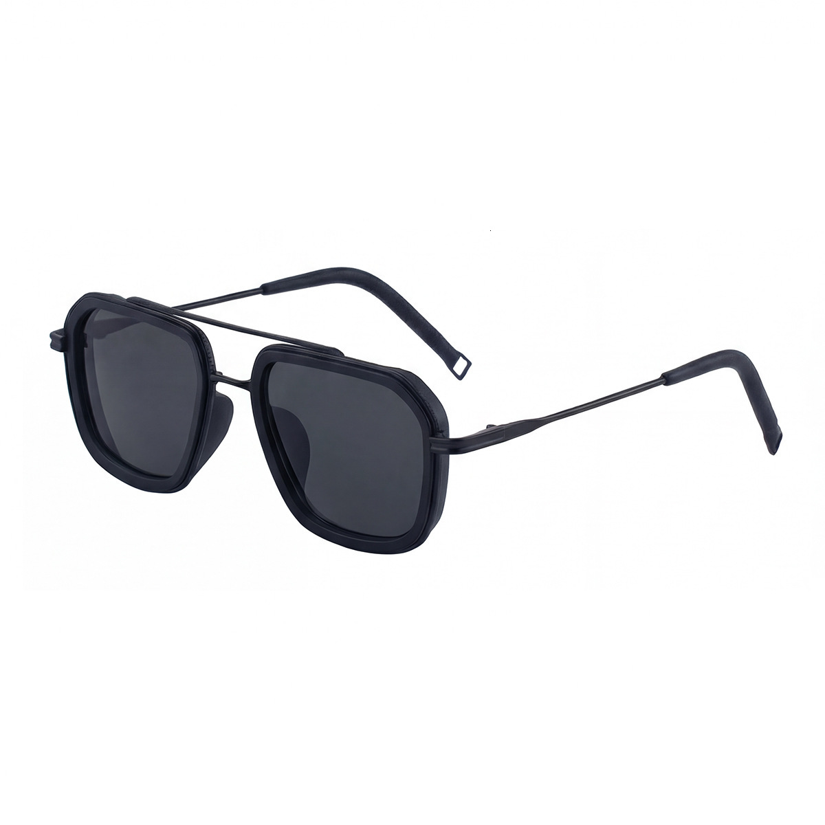 2026 New Fashion Square Frame Sunglasses Retro Double-Beam Outdoor Driving Sun Protection Glasses for Men,