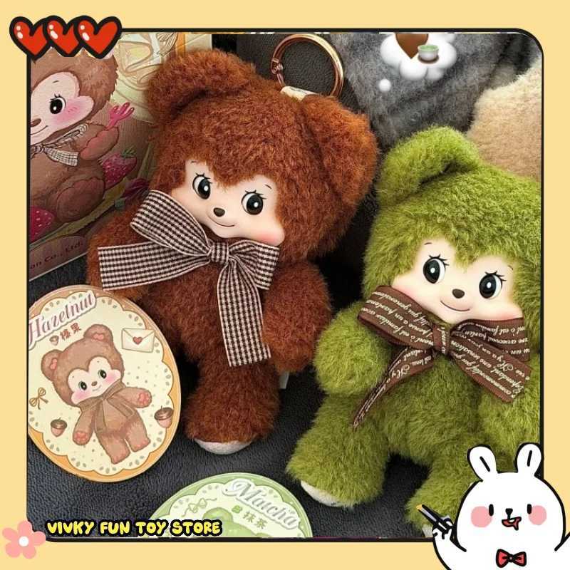 Pezzy Bear Gift Series Blind Box Cute Anime Figure Surprise Bag Bear MysteryBox Plush Pendant Vinyl Doll Keychain Decor ToysT260302