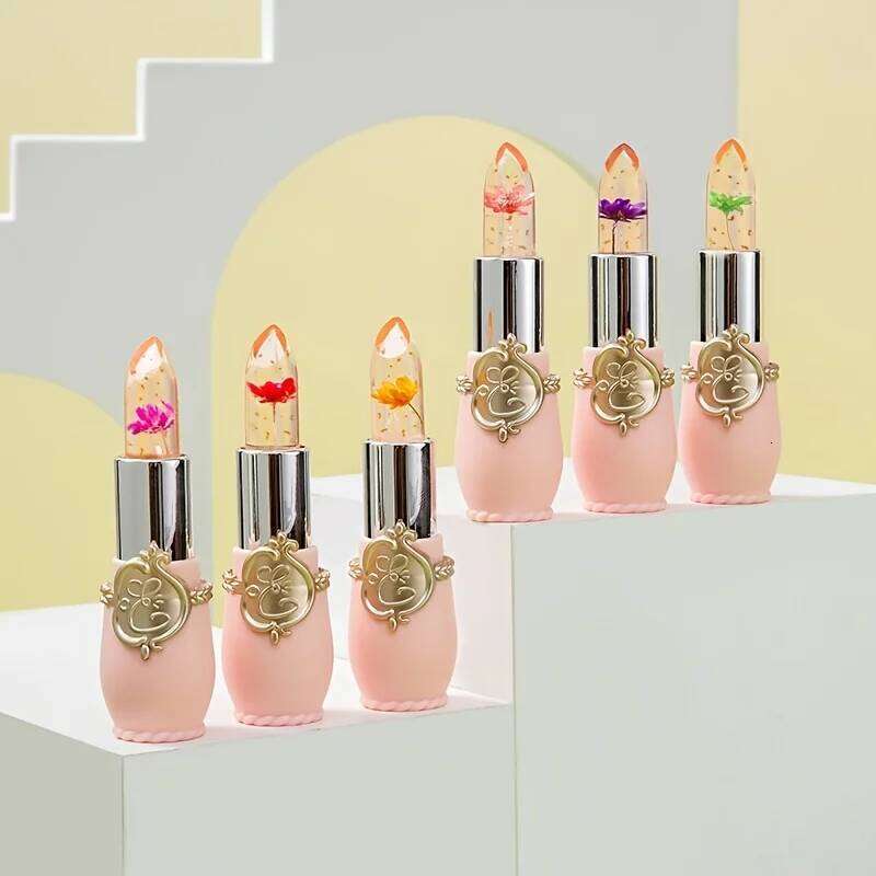 Crystal Jelly Lipstick, Long Lasting Nutritious Balm Lips Moisturizer Temperature Color Change Lip Gloss H260302