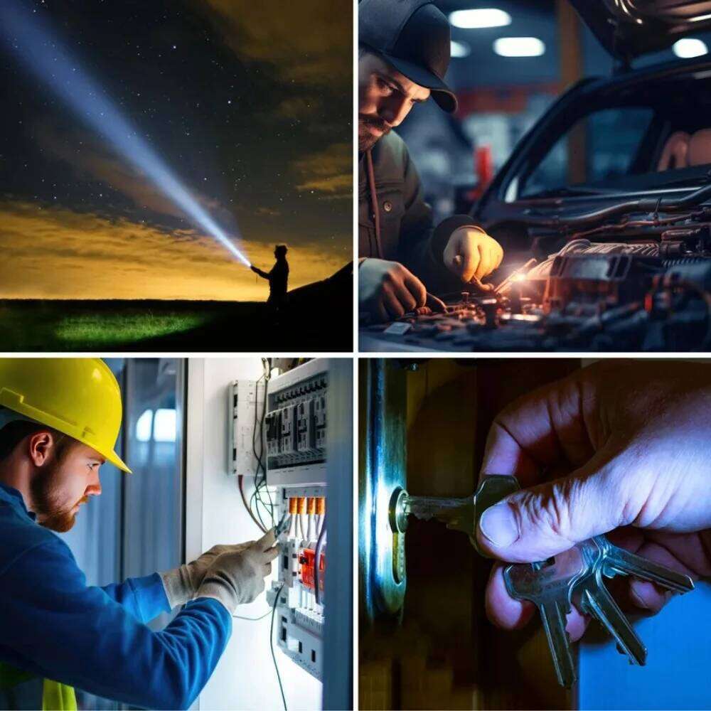 Super Bright Long Range LED Flashlight Type-C Rechargeable with Battery Zoomable Outdoor Fishing Camping Lantern Torch Z260301