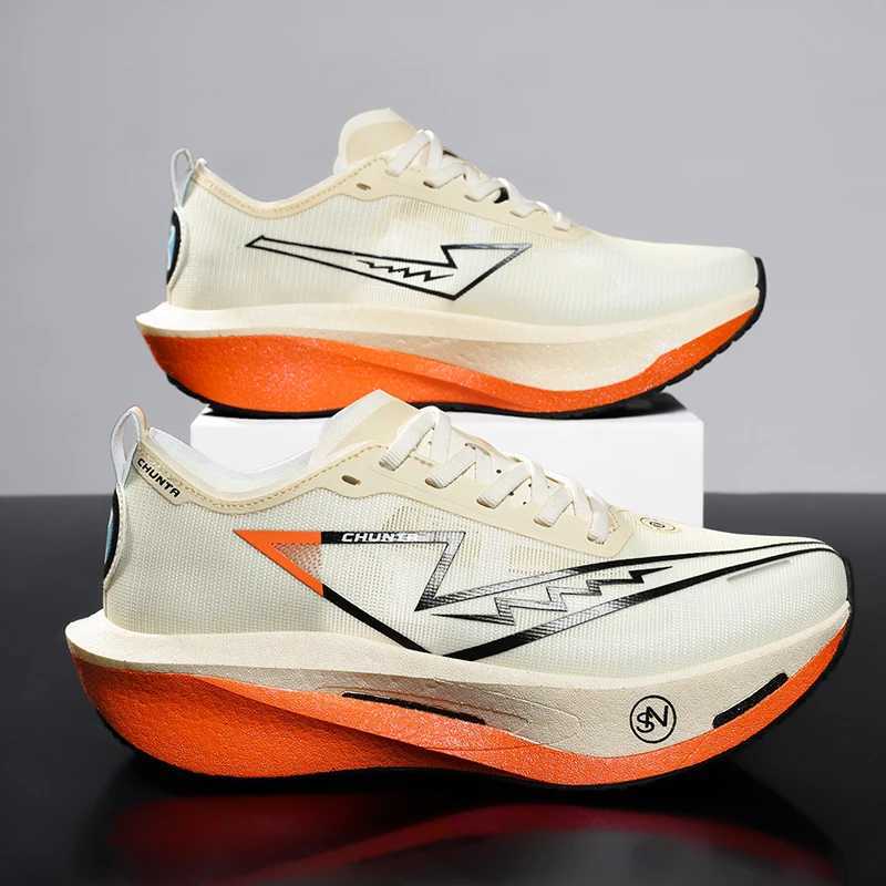 Speciality Carbon Plate Sports Running Shoes Marathon Men Breathable Lightweight Women Comfortable Nonskid Chunta Sneakers K260302