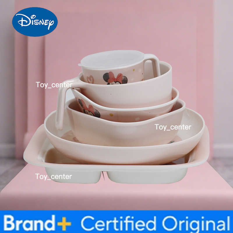 Disney 1pc Cartoon Minnie Mouse tableware Family dinner Birthday durable lovely tableware Minnie Mouse Fall resistant H260302