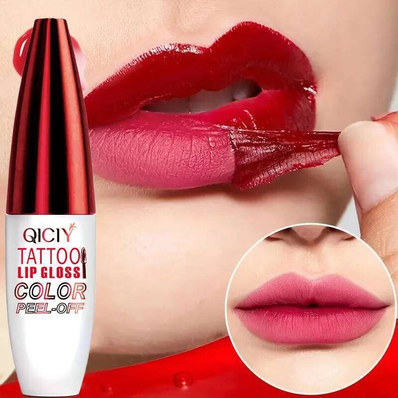 Tear Lip Gloss 4 colors easy to apply lipstick, moisturizing and long-lasting anti-sweat non-sticky cup tearing lipstick H260302