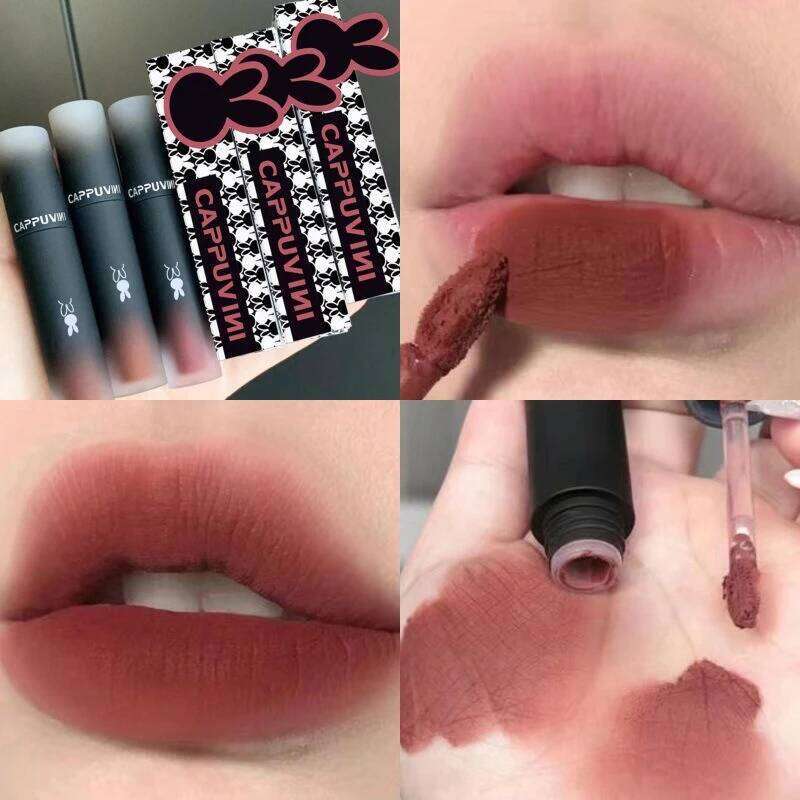 Reverse Macaron Mud glaze Matte mist Velvet White Lip Gloss Affordable lipstick H260302