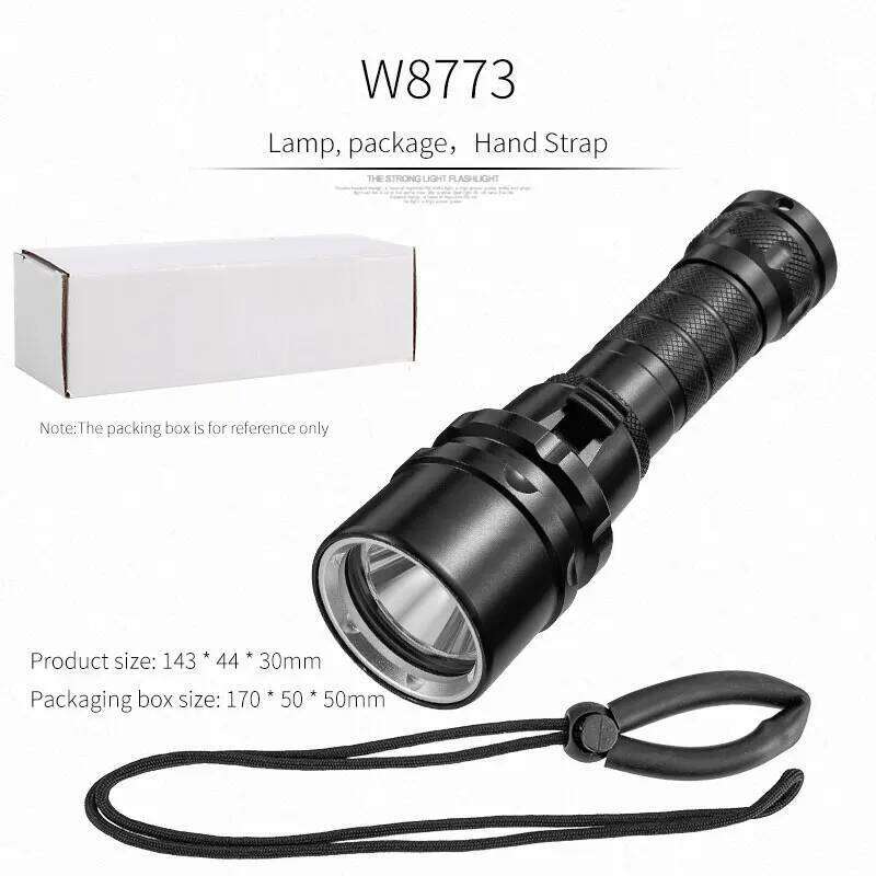 Powerful LED Diving Flashlight Super Bright T6/L2 Professional Underwater Torch IP68 Waterproof Rating Lamp Using 18650 Battery Z260301