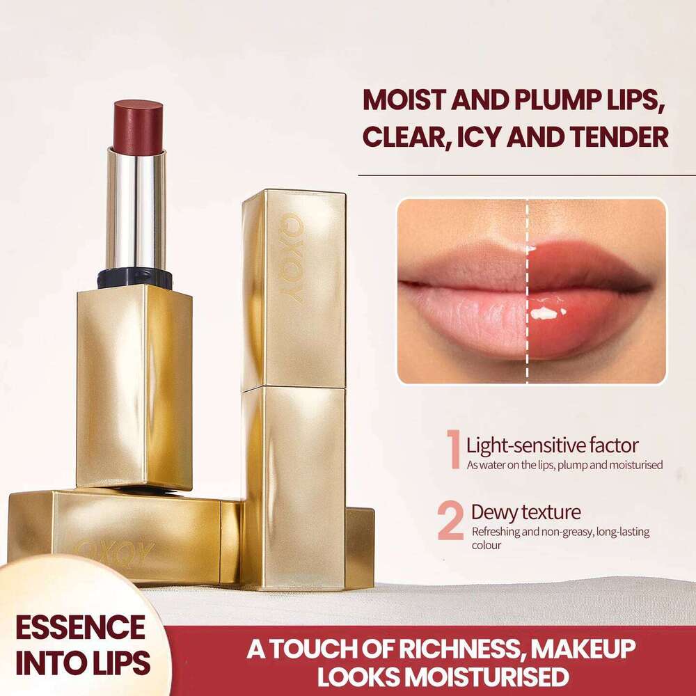 QXQY Water Glow Lipstick - Hydrating, Rich, and Vibrant, Fits Perfectly on Lips Without Drying Out H260302